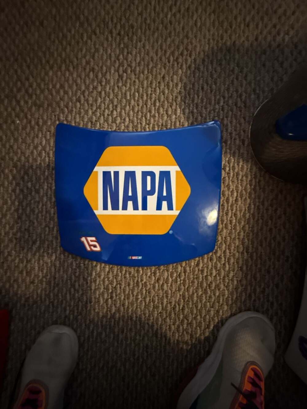 NASCAR Hi-Rev Michael Waltrip #15 NAPA Auto Parts Replica Car Hood Wall Decor